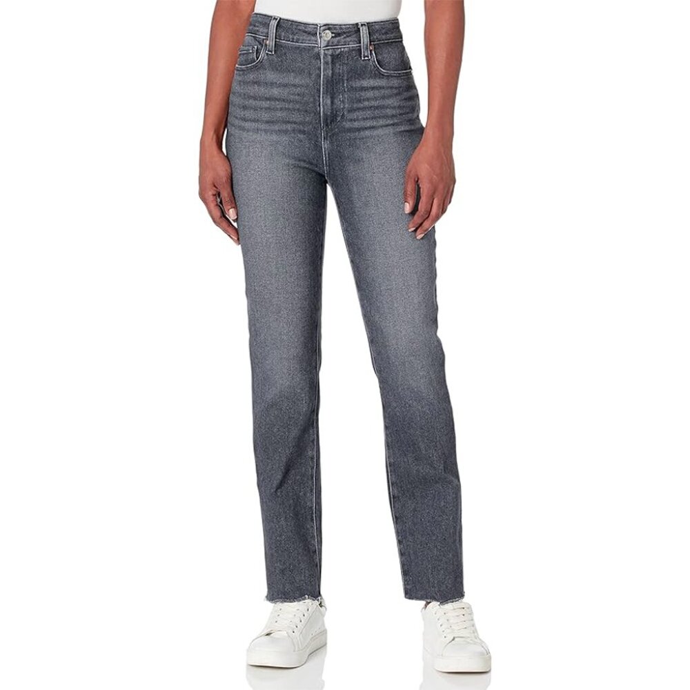 ✨NWT PAIGE Flaunt Straight Jeans in Accent - 86% OFF ✨
